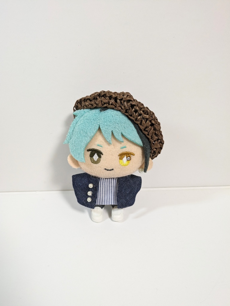ぬい服10cm 麦わらベレー帽