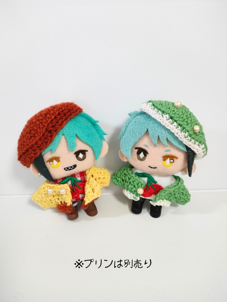 ぬい服10cm メロンソーダコーデ3点セット