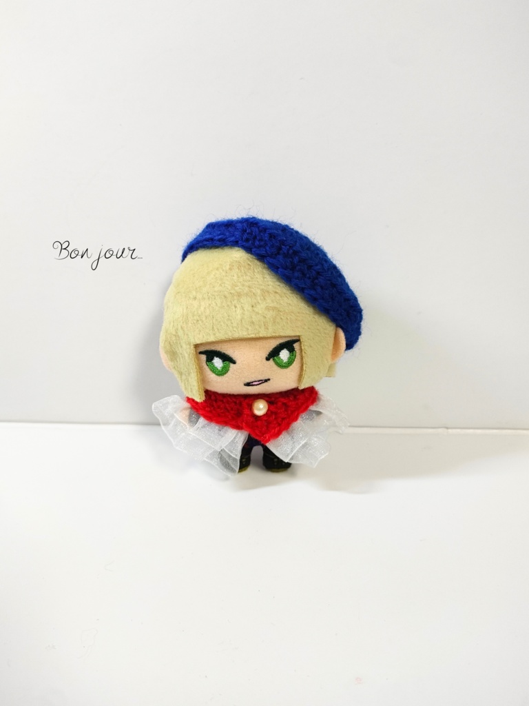 ぬい服10cm イタリア・フランスベレー&ケープセット