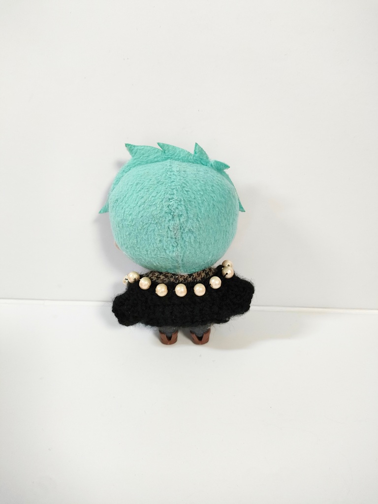 ぬい服10cm コットンパール付きニット