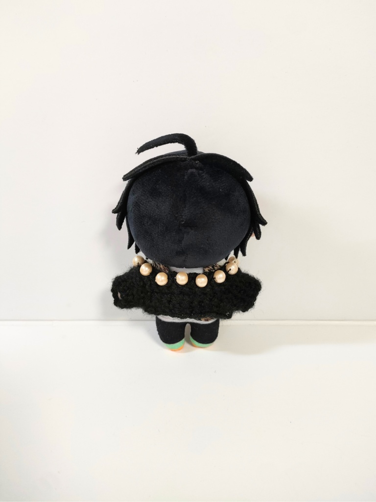 ぬい服10cm コットンパール付きニット