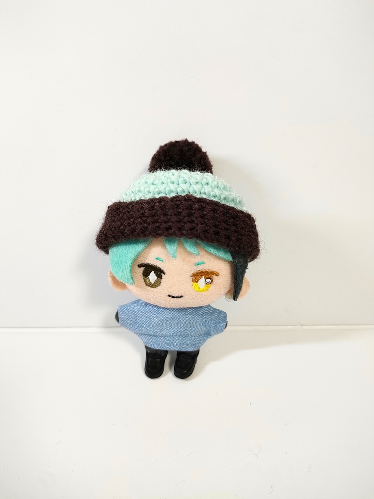 ぬい服10cm チョコミントニット帽
