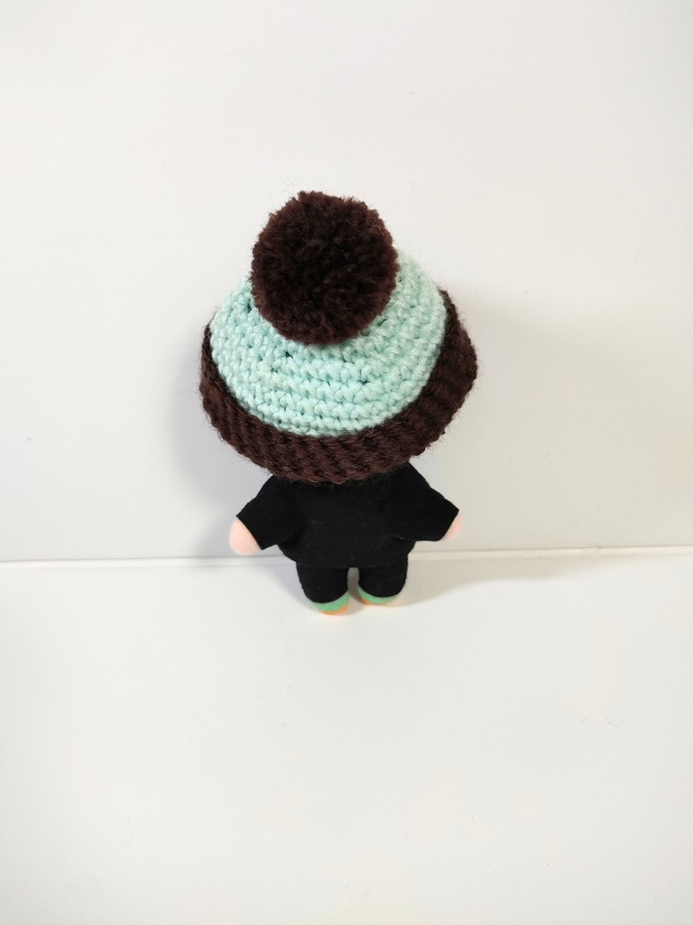 ぬい服10cm チョコミントニット帽