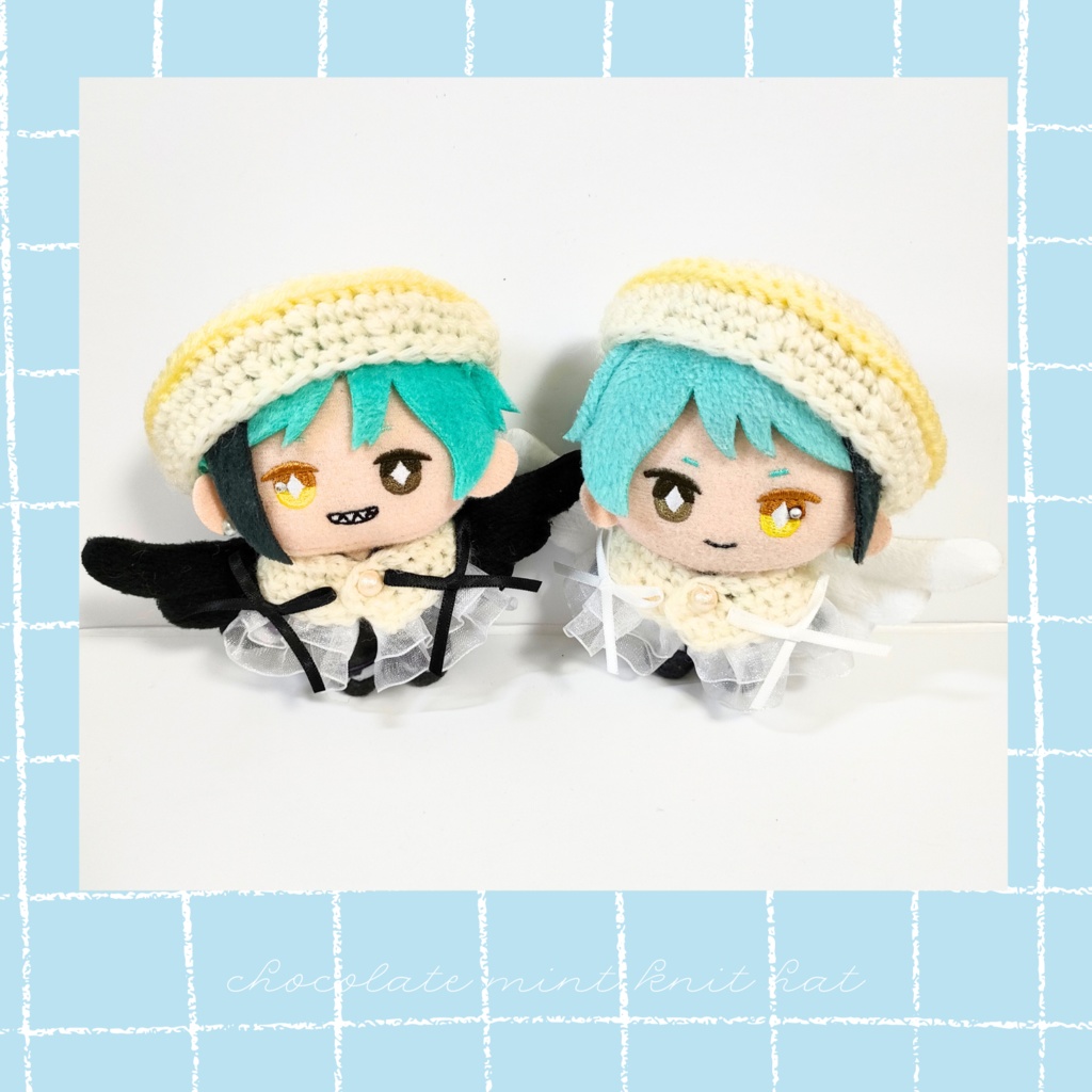 ぬい服10cm 天使&堕天使ケープセット