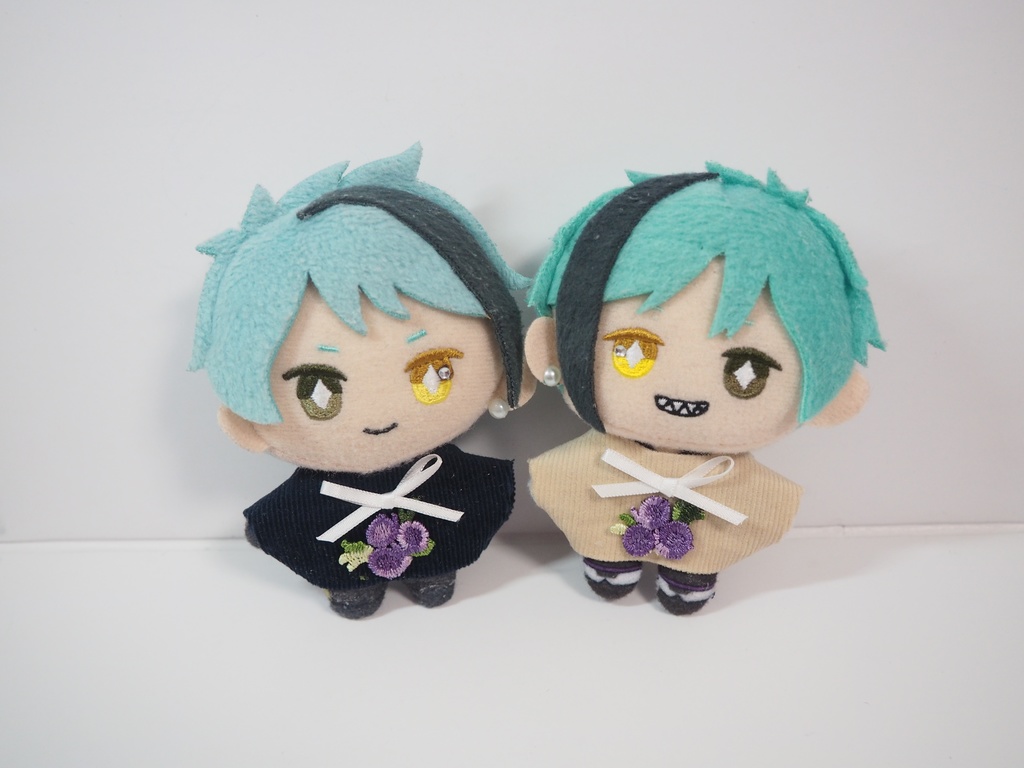 ぬい服10cm クラシカルフラワートップス