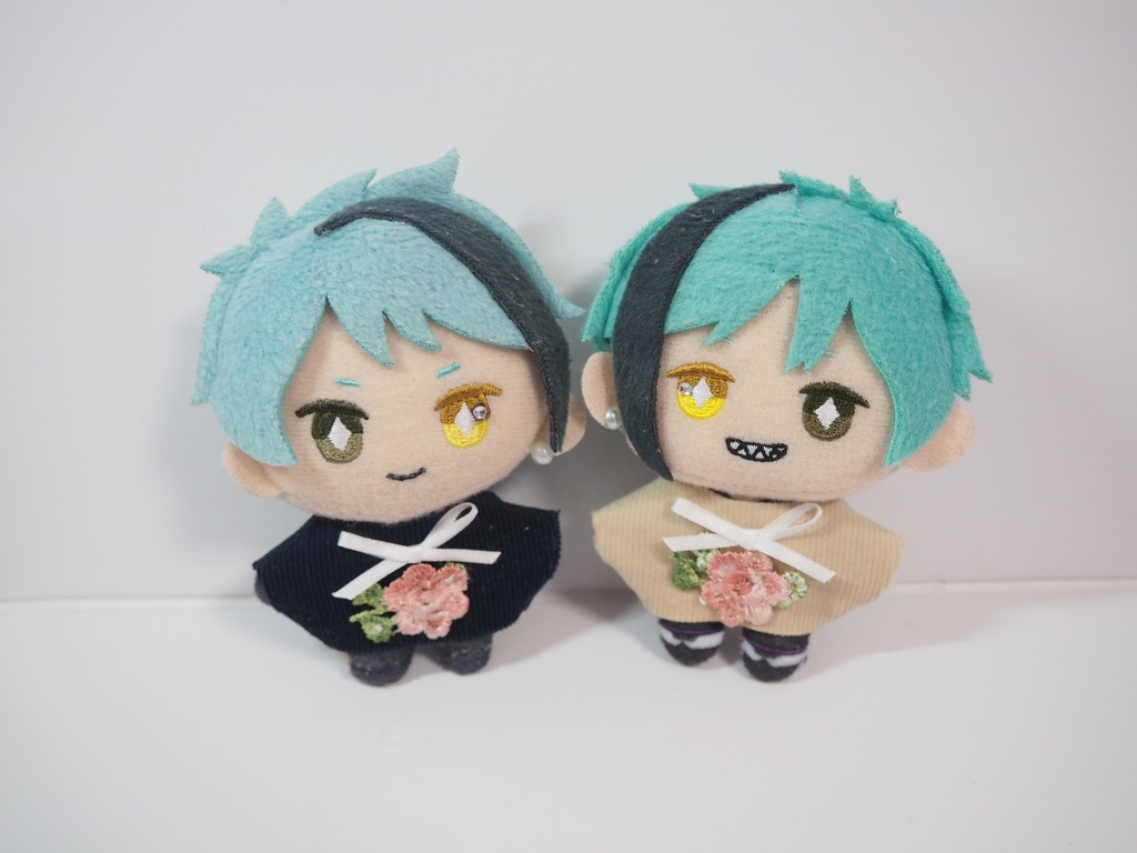 ぬい服10cm クラシカルフラワートップス