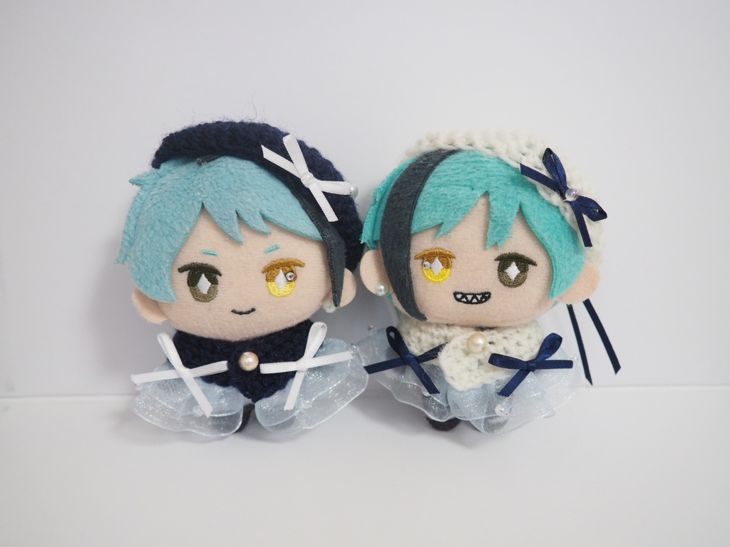 10cmぬい服 海のケープ&ベレーセット