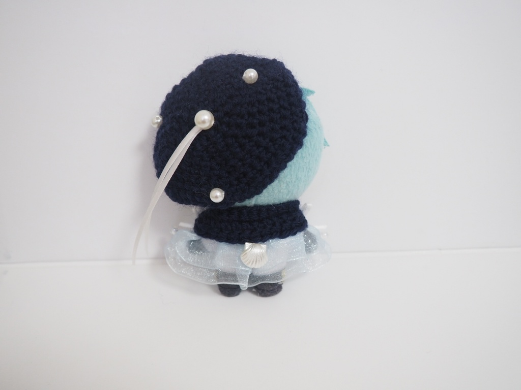 10cmぬい服 海のケープ&ベレーセット