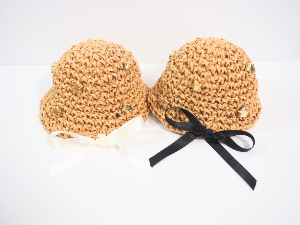 ぬいのエトワール麦わら帽子 10cmサイズ