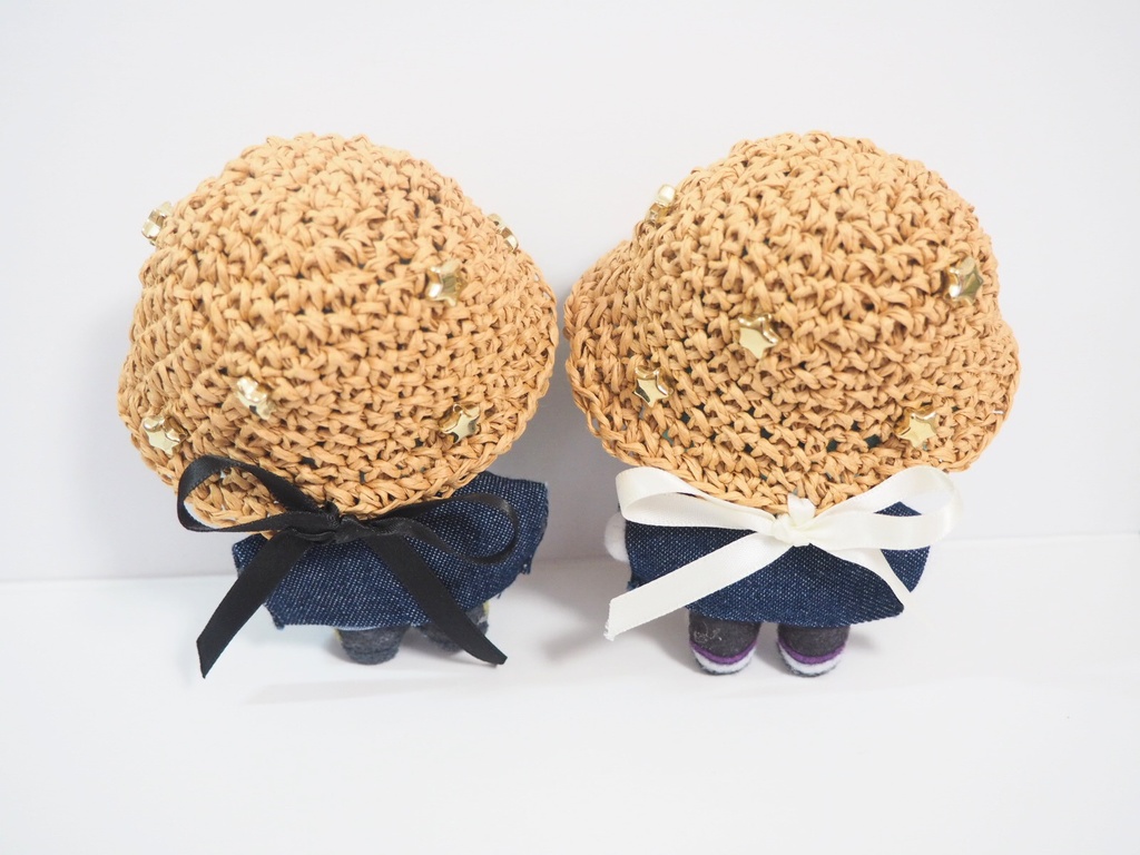 ぬいのエトワール麦わら帽子 10cmサイズ