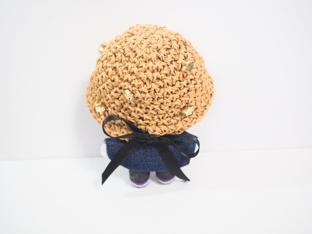 ぬいのエトワール麦わら帽子 10cmサイズ