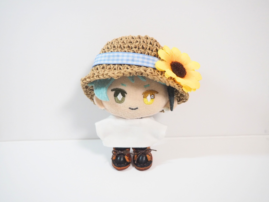 ぬいのひまわり麦わら帽子(ver.2) 10cmサイズ