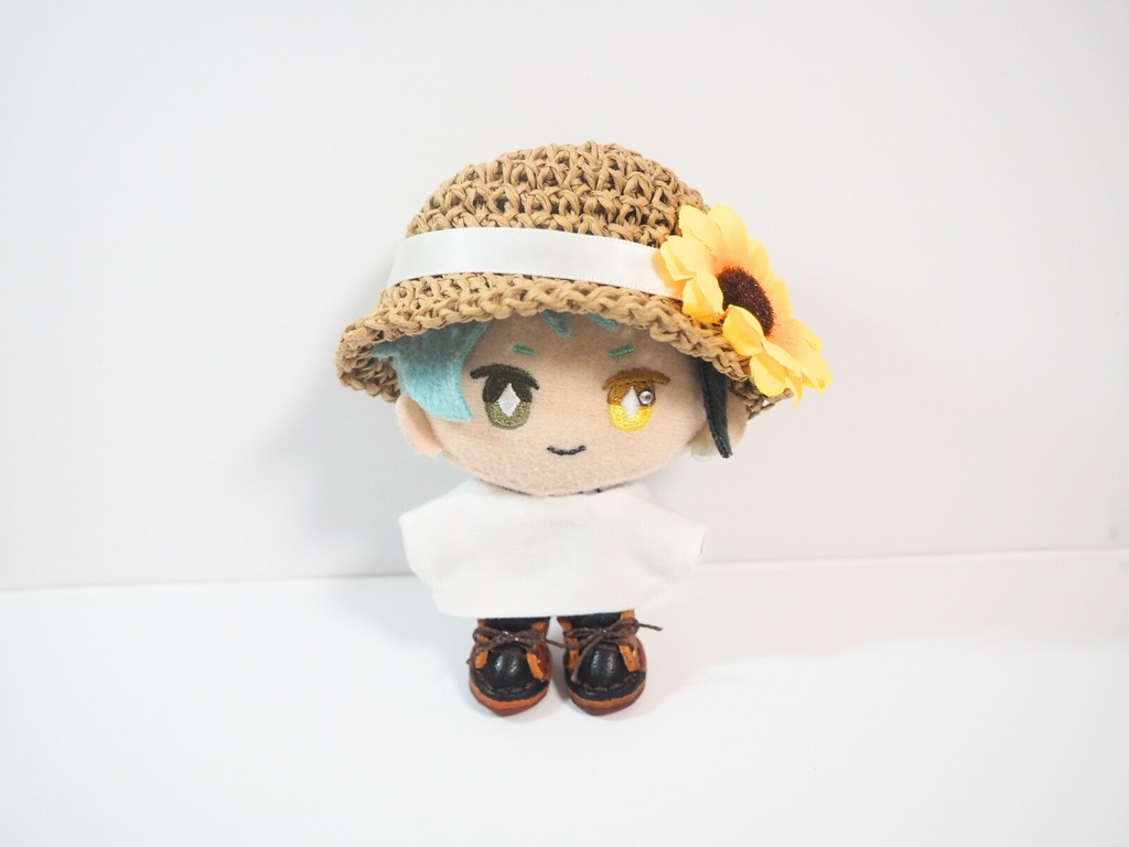 ぬいのひまわり麦わら帽子(ver.2) 10cmサイズ