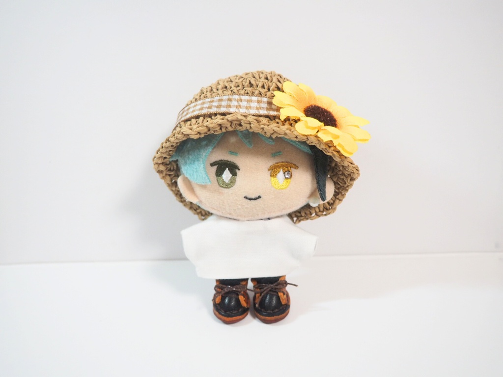 ぬいのひまわり麦わら帽子(ver.2) 10cmサイズ