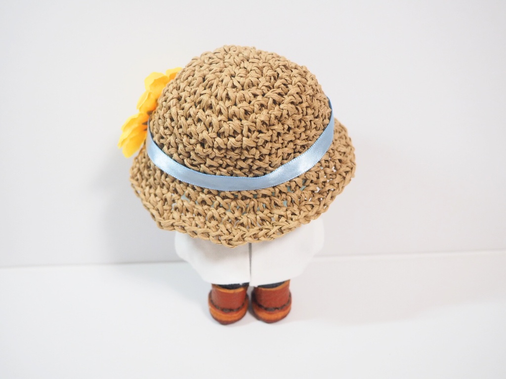 ぬいのひまわり麦わら帽子(ver.2) 10cmサイズ