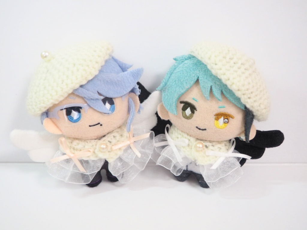10cmぬい服 カフェラテ天使ケープ&ベレーセット