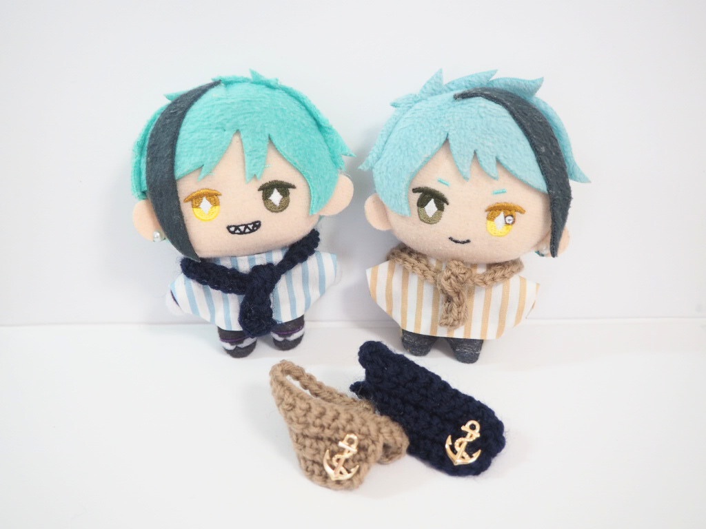 10cmぬい服 セーラー風肩掛けカーデセット