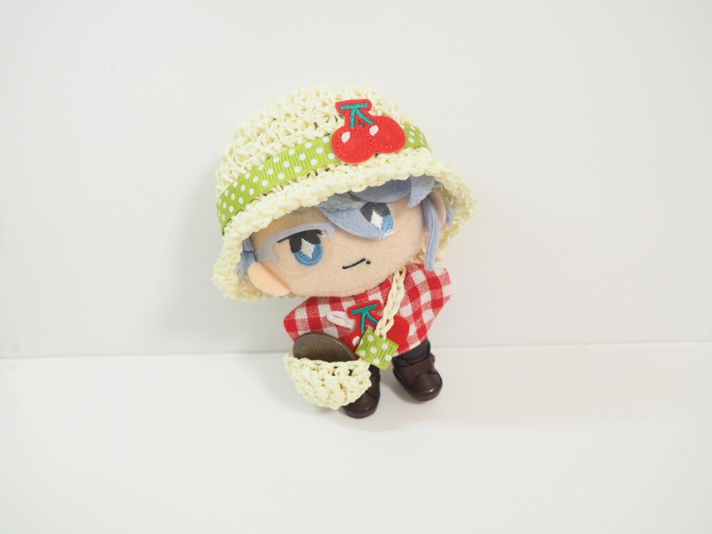 10cmぬい服 メロンクリームソーダお出かけセット(ハット&ブラウス&バッグ)