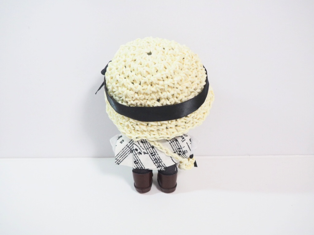 10cmぬい服 音楽のおけいこセット~夏~(ハット&ブラウス&バッグ)