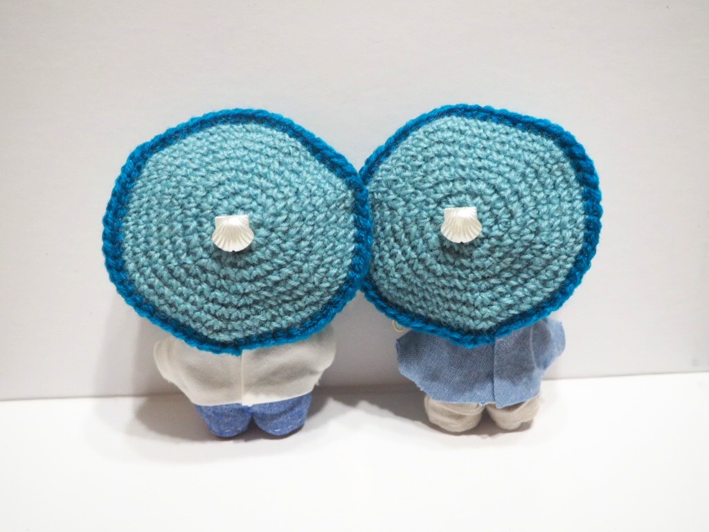 10cmぬい服 ふたごの人魚ベレー