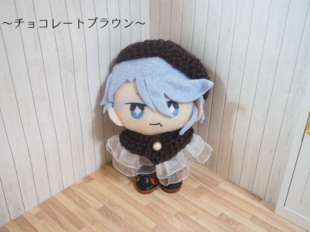 10cmぬい服 オーガンジーケープ&ベレー帽セット(新バージョン)