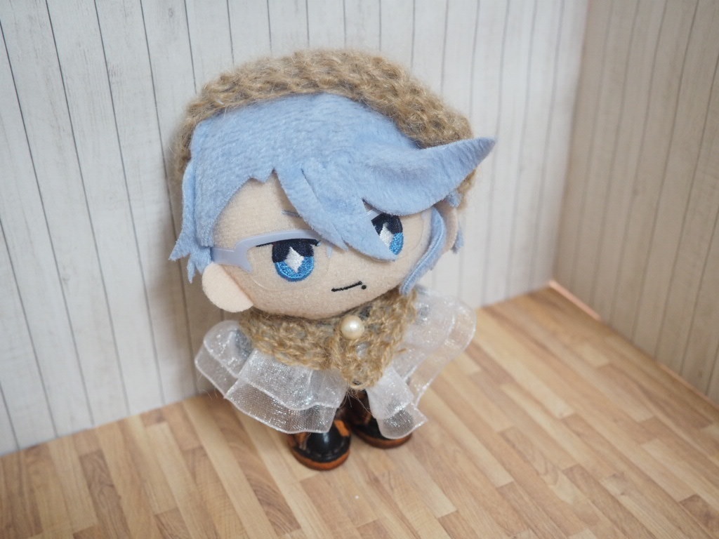 10cmぬい服 オーガンジーケープ&ベレー帽セット(新バージョン)