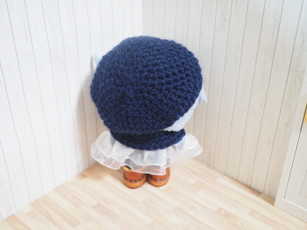 10cmぬい服 オーガンジーケープ&ベレー帽セット(新バージョン)