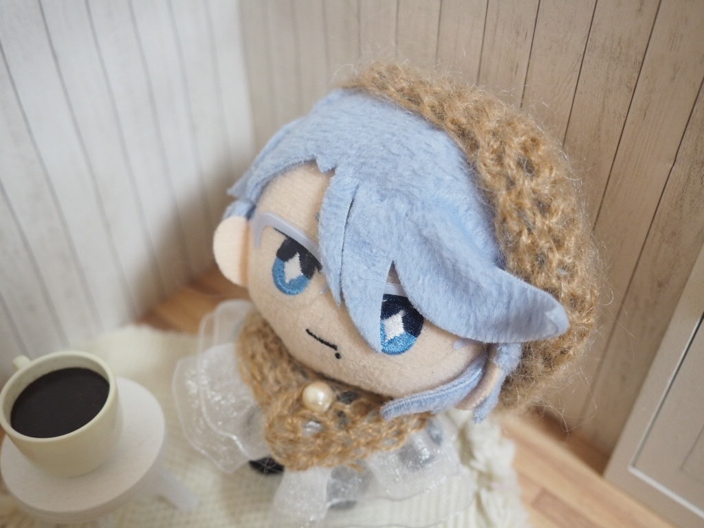 10cmぬい服 オーガンジーケープ&ベレー帽セット(新バージョン)