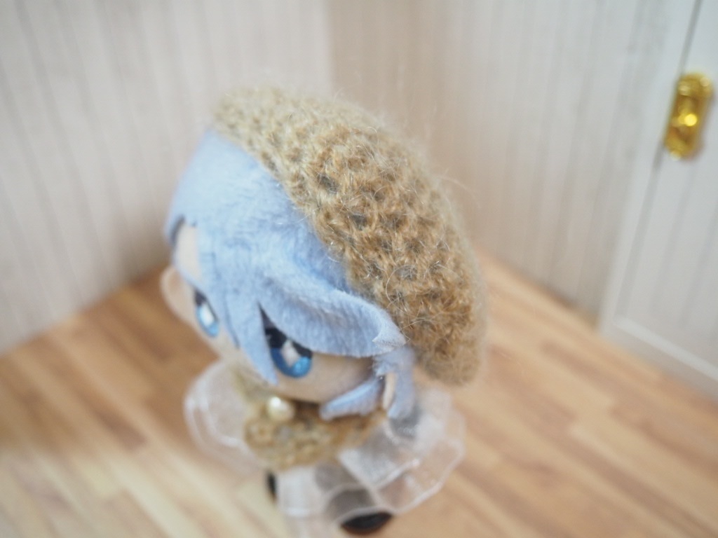 10cmぬい服 オーガンジーケープ&ベレー帽セット(新バージョン)