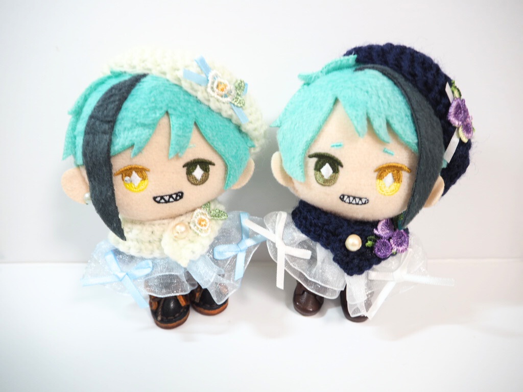 10cmぬい服 フラワーレースケープ&ベレー帽セット(新バージョン)