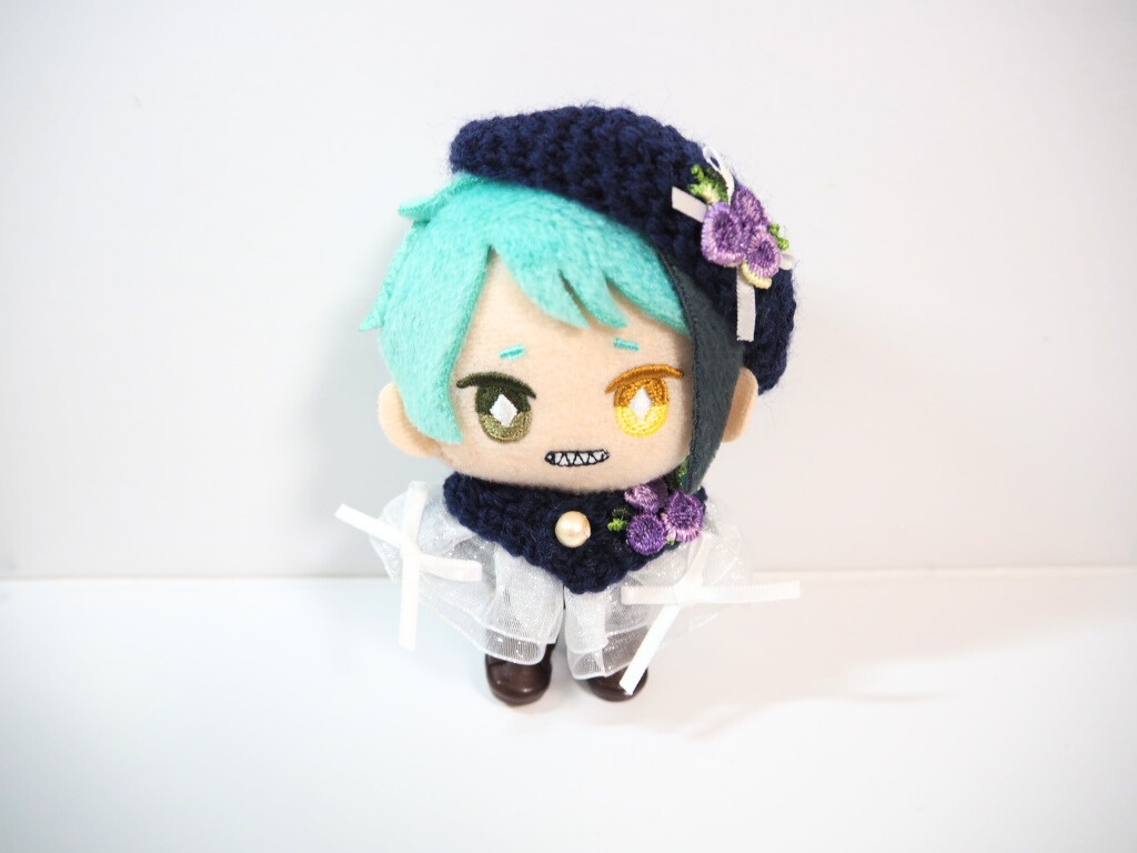 10cmぬい服 フラワーレースケープ&ベレー帽セット(新バージョン)