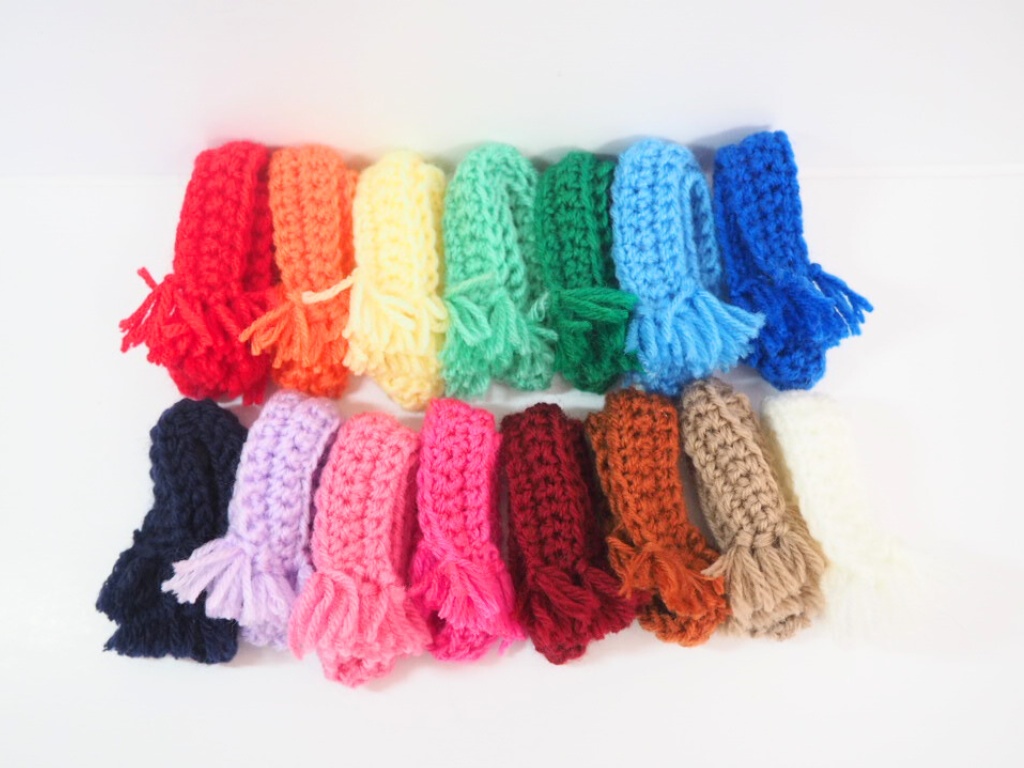 10cmぬい用 ニットマフラー(新バージョン)