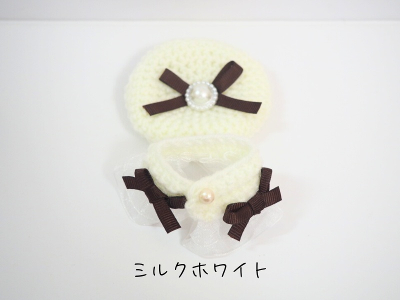 10cmぬい服 カフェモカケープ&ベレーセット(新バージョン)