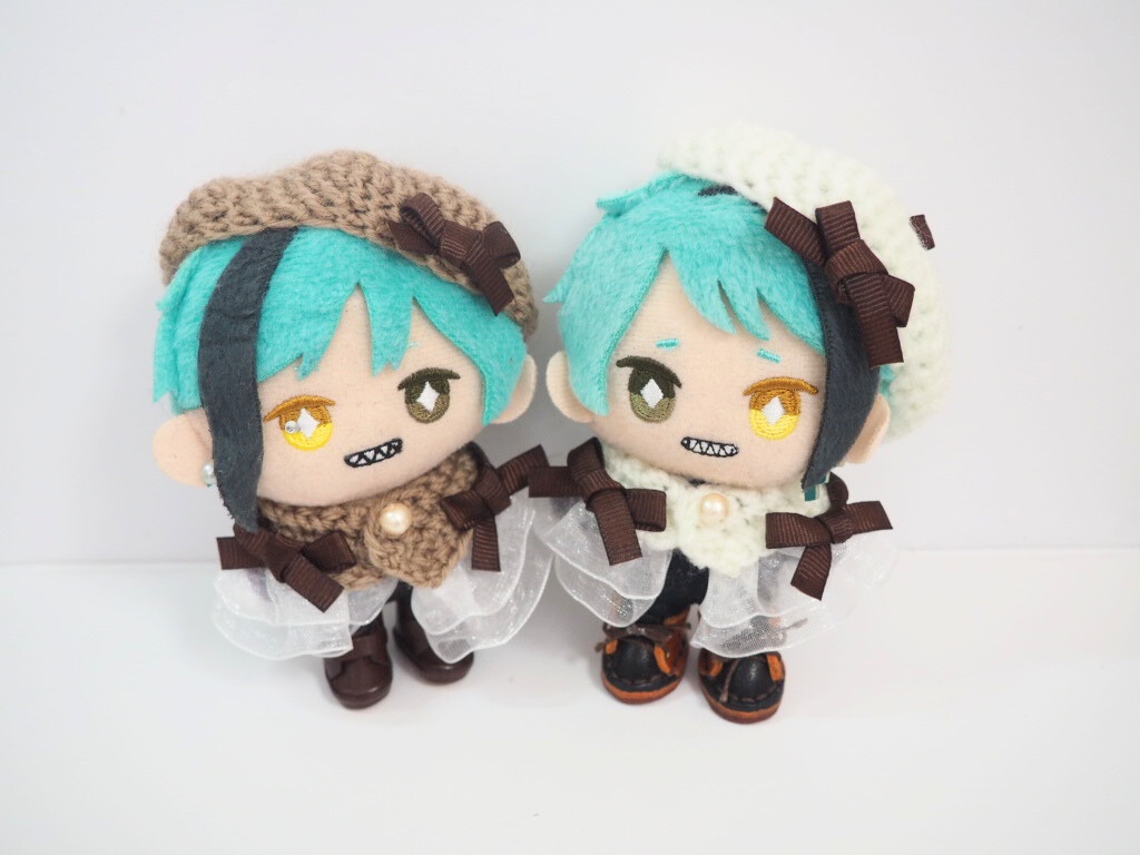 10cmぬい服 カフェモカケープ&ベレーセット(新バージョン)