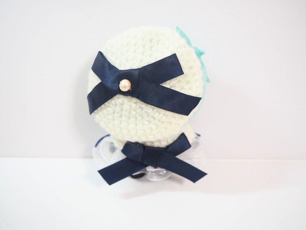 10cmぬい服 バックリボンケープ&ベレー帽セット