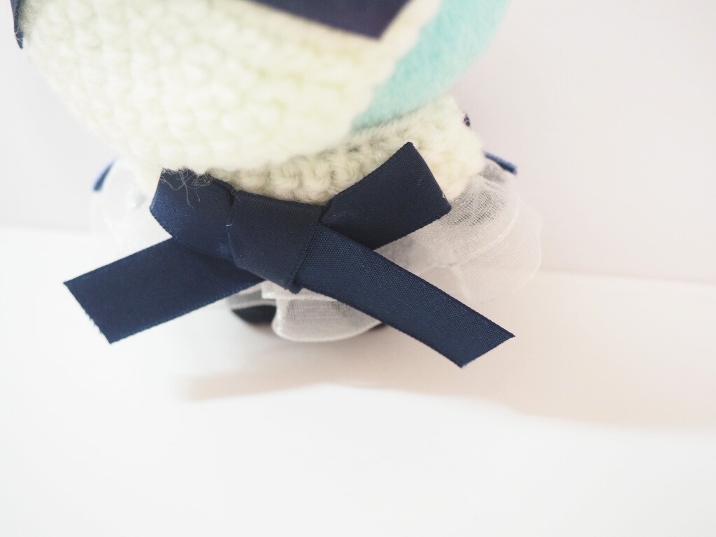 10cmぬい服 バックリボンケープ&ベレー帽セット