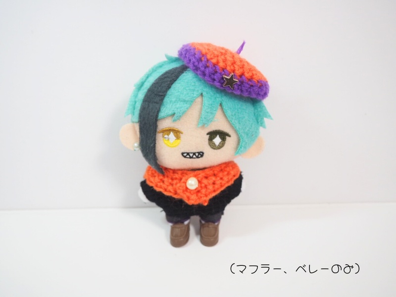 10cmぬい服 ハロウィンマフラー&ベレー2024