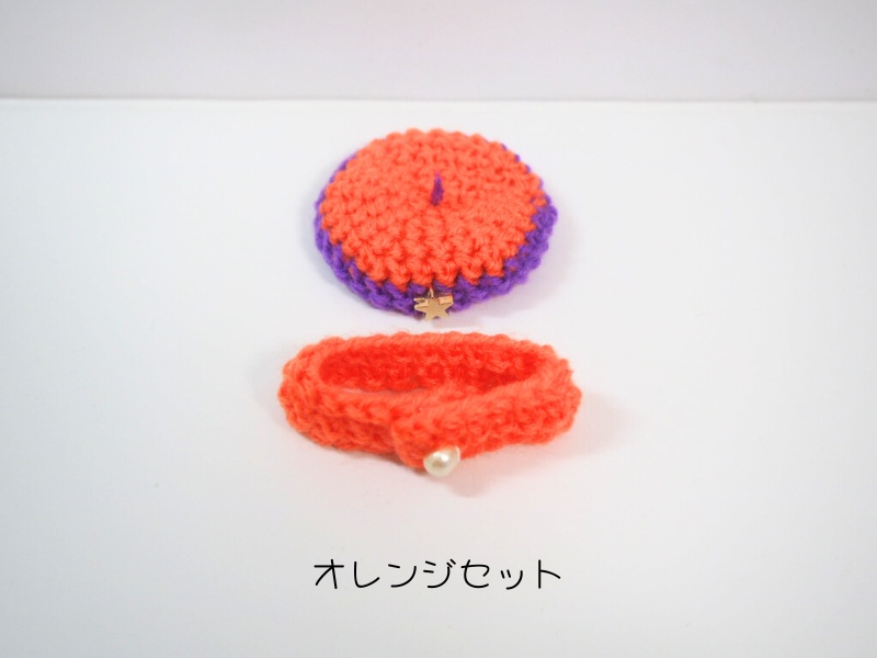 10cmぬい服 ハロウィンマフラー&ベレー2024