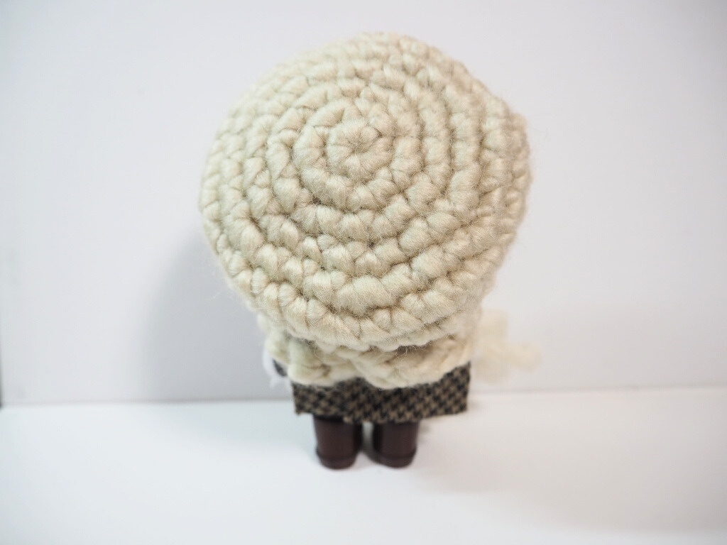 10cmぬい服 もこもこセット(ベレー&マフラー)