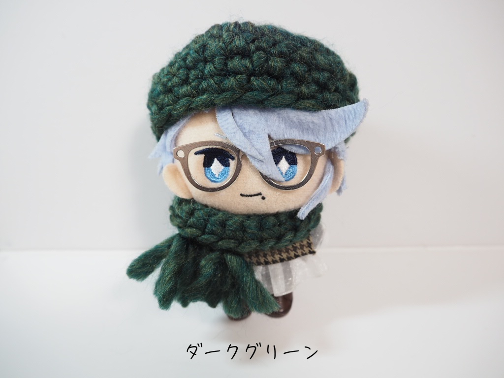 10cmぬい服 もこもこセット(ベレー&マフラー)