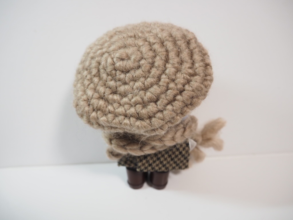 10cmぬい服 もこもこセット(ベレー&マフラー)