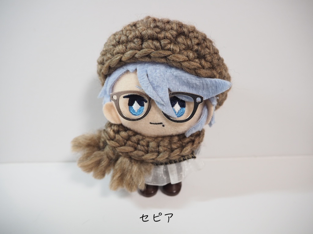 10cmぬい服 もこもこセット(ベレー&マフラー)