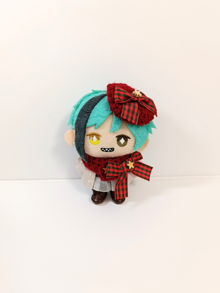 10cmぬい服 クリスマスマフラー&ベレー2024