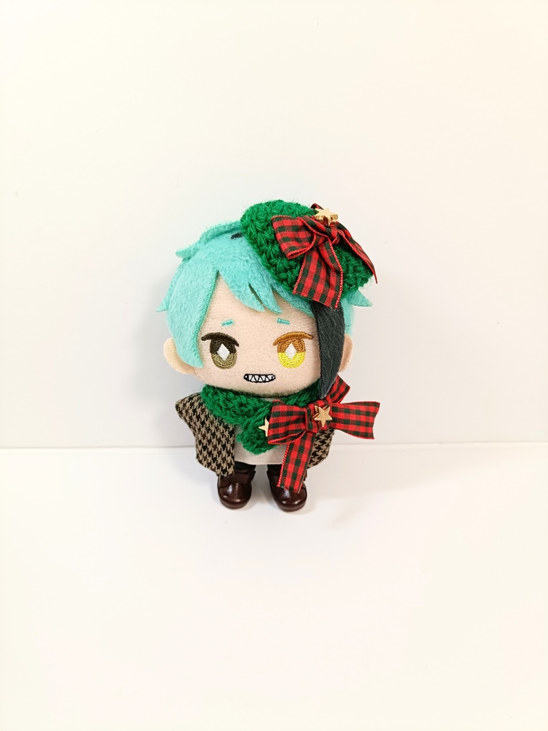 10cmぬい服 クリスマスマフラー&ベレー2024