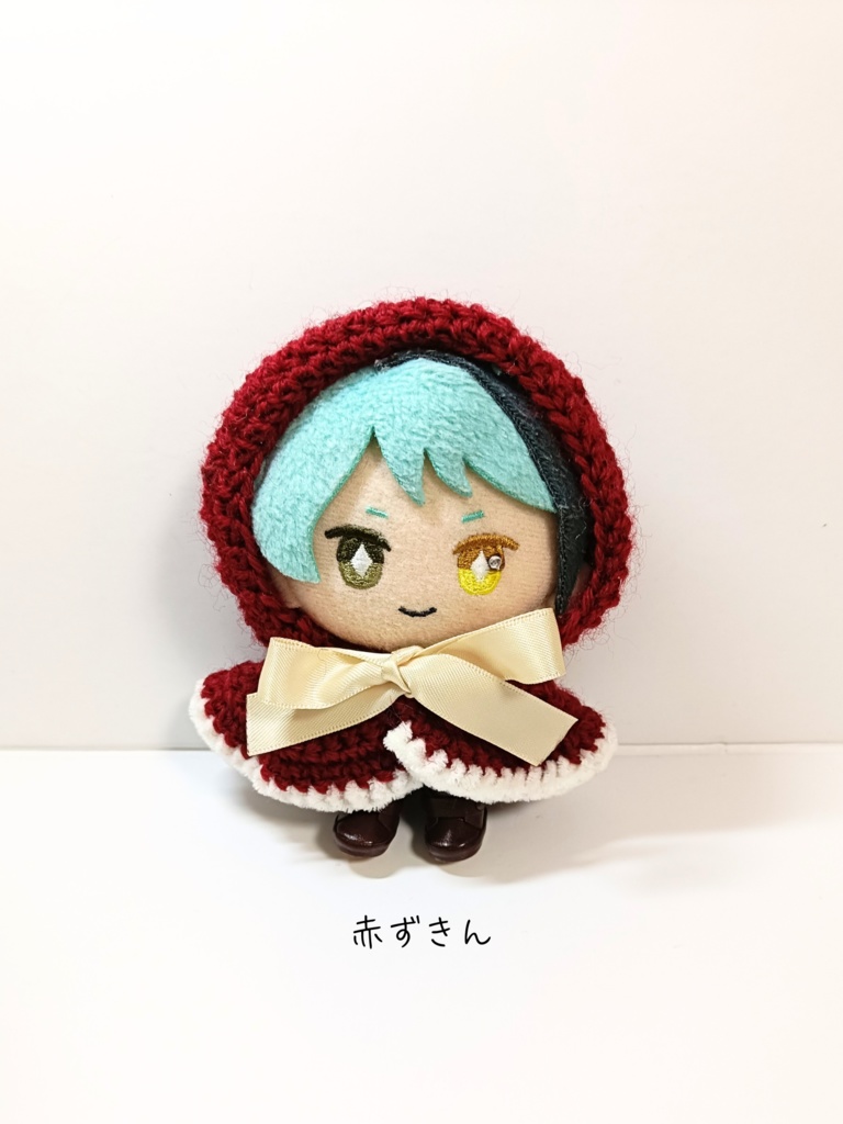 10cmぬい服 ビッグリボンフードケープ