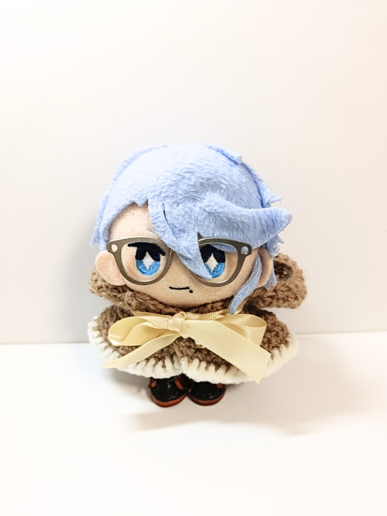 10cmぬい服 ビッグリボンフードケープ