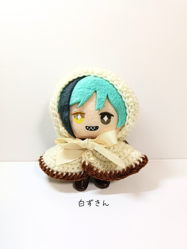 10cmぬい服 ビッグリボンフードケープ