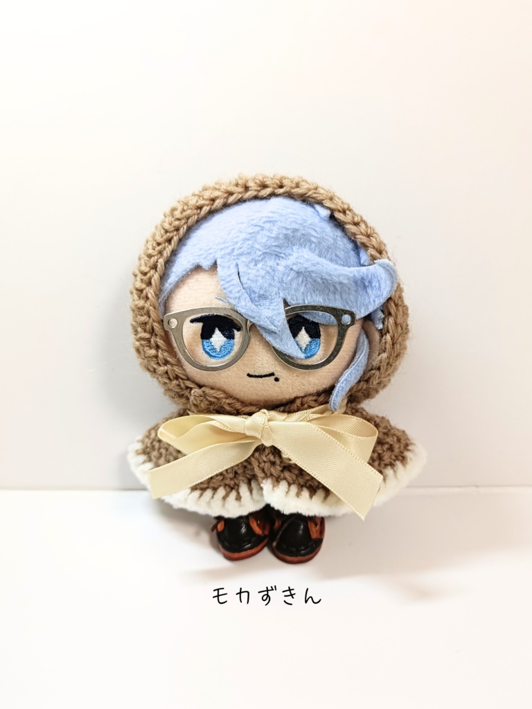 10cmぬい服 ビッグリボンフードケープ