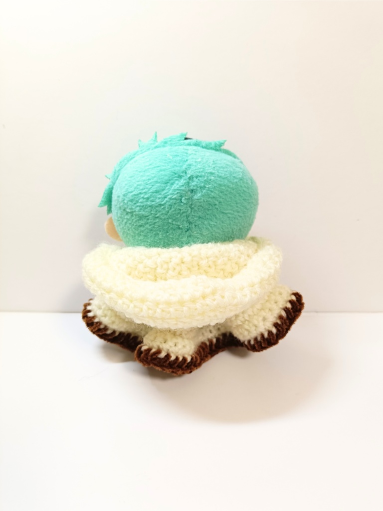 10cmぬい服 ビッグリボンフードケープ