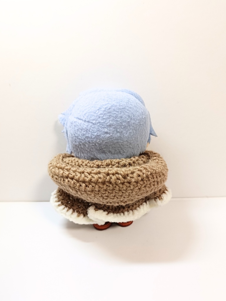 10cmぬい服 ビッグリボンフードケープ